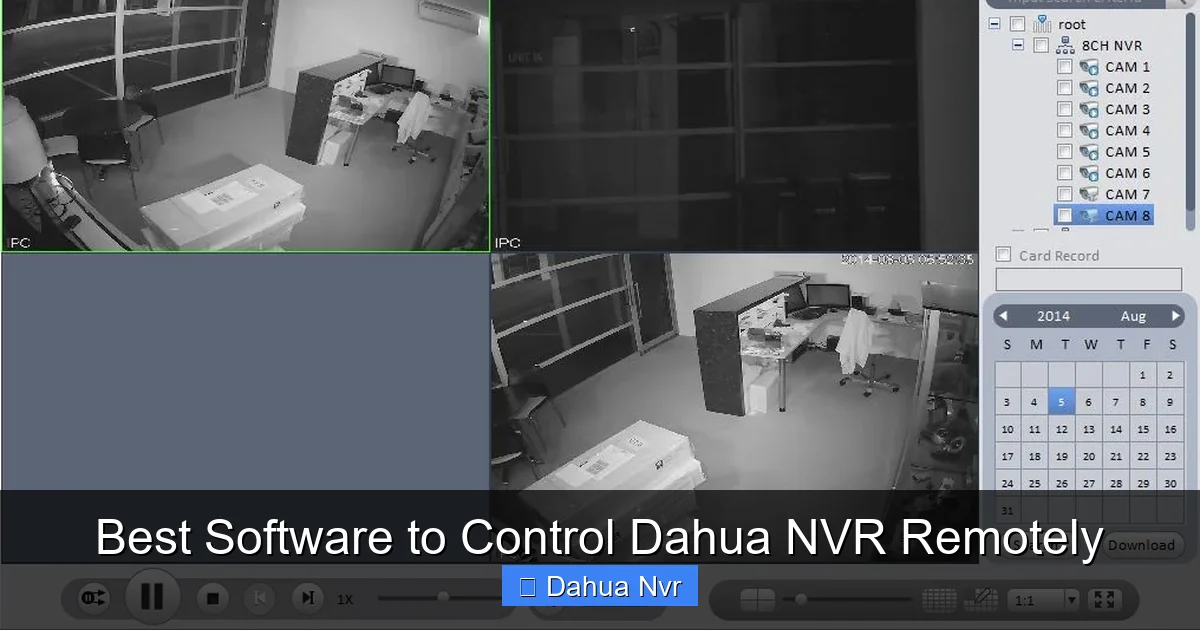 Best Software to Control Dahua NVR Remotely - content1 visual guide