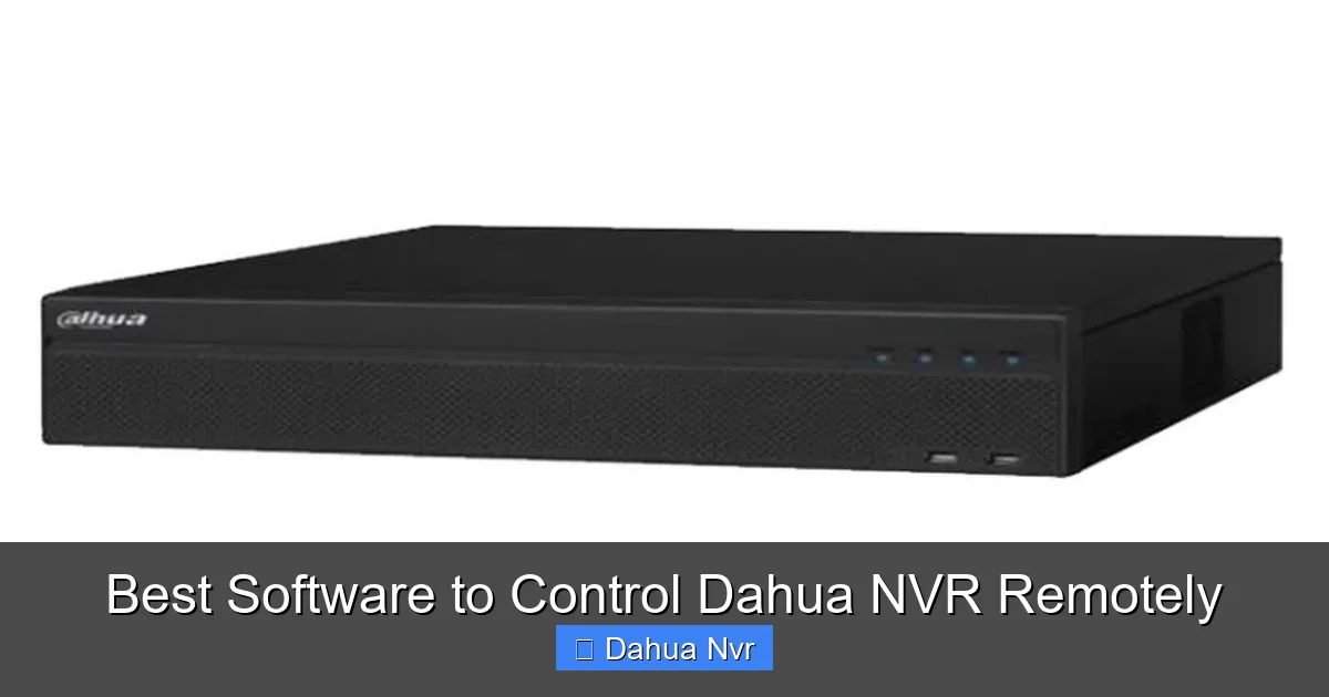 Best Software to Control Dahua NVR Remotely - content2 visual guide