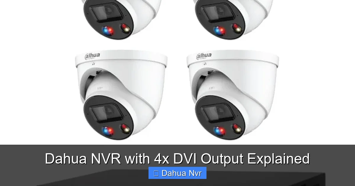 Dahua NVR with 4x DVI Output Explained - content2 visual guide