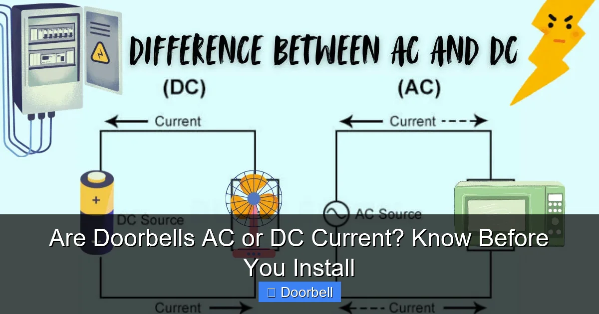Are Doorbells AC or DC Current? Know Before You Install - content1 visual guide