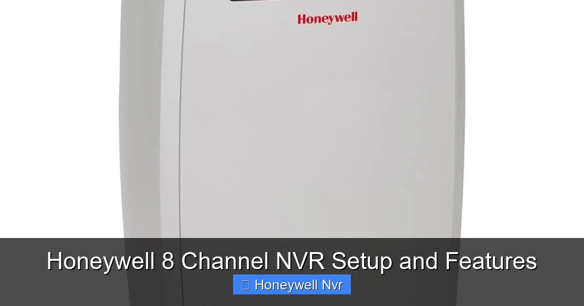 Honeywell 8 Channel NVR Setup and Features - content2 visual guide