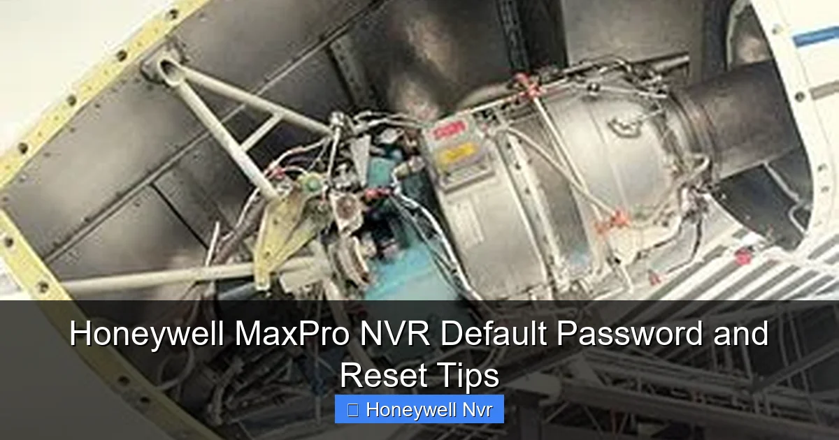 Honeywell MaxPro NVR Default Password and Reset Tips - content2 visual guide