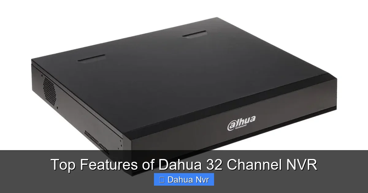 Featured image for Top Features of Dahua 32 Channel NVR