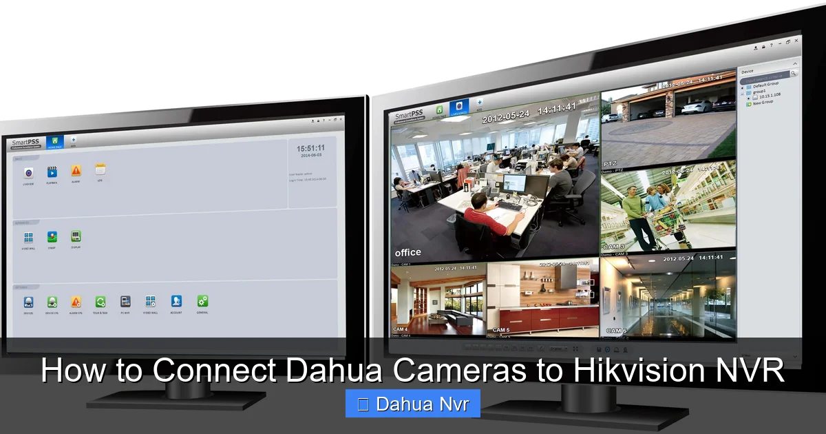Featured image for How to Connect Dahua Cameras to Hikvision NVR