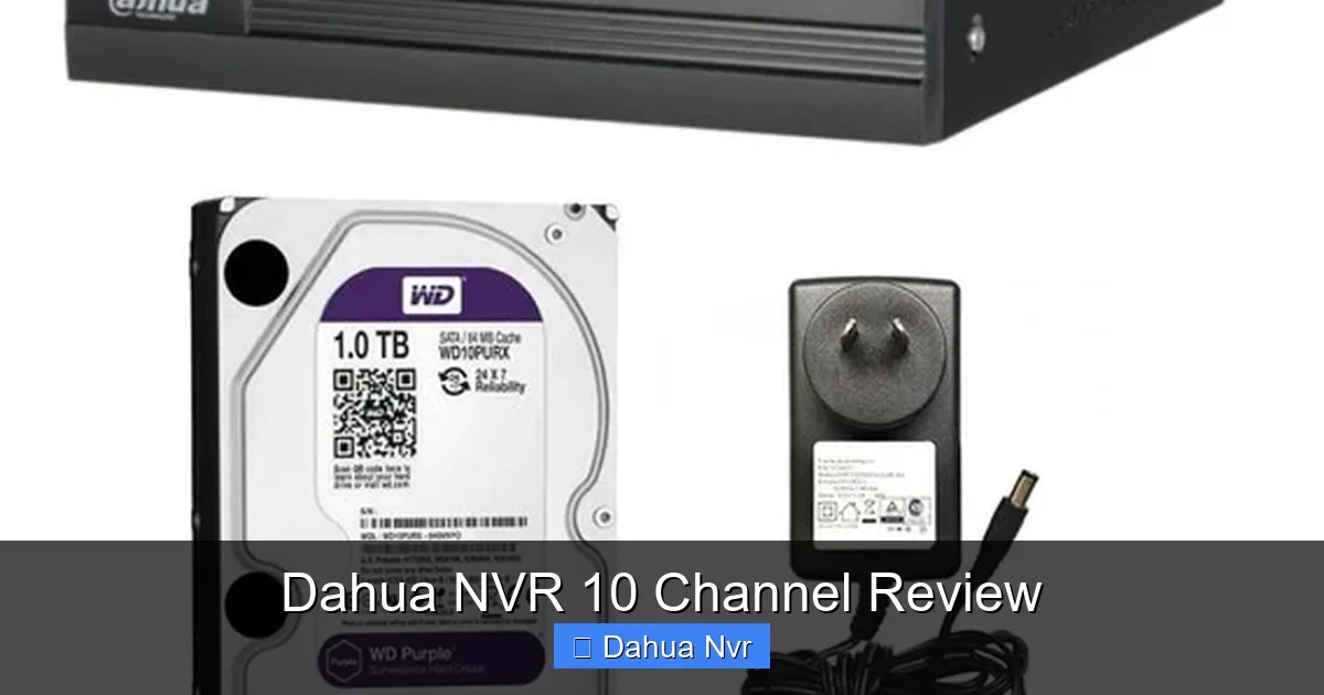 Featured image for Dahua NVR 10 Channel Review