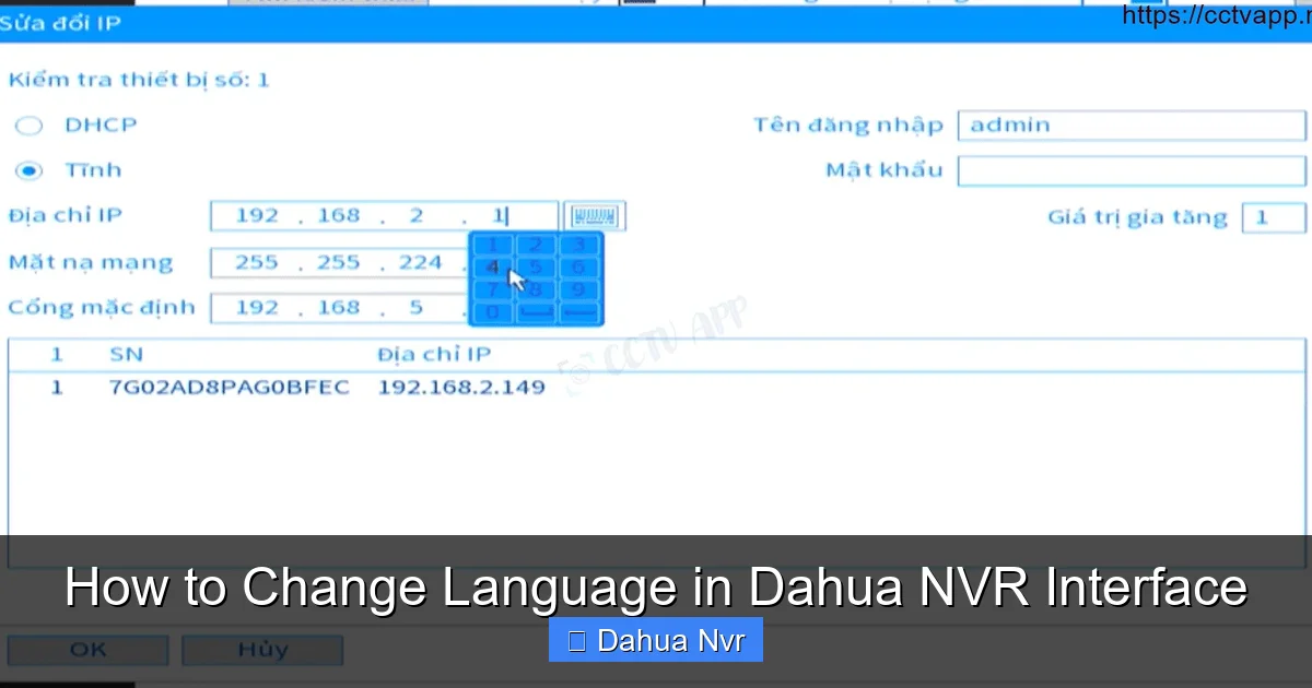 Featured image for How to Change Language in Dahua NVR Interface