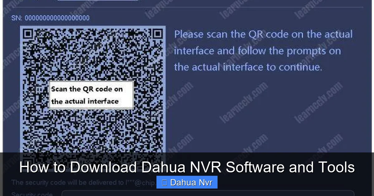 Featured image for How to Download Dahua NVR Software and Tools