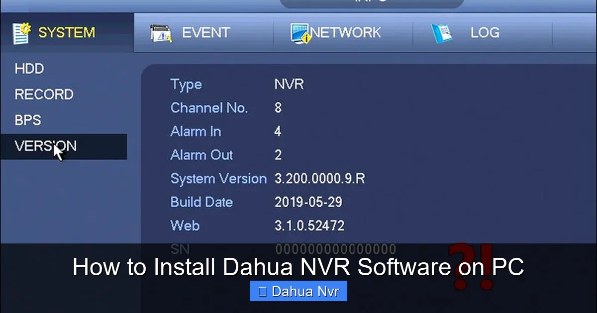 Featured image for How to Install Dahua NVR Software on PC