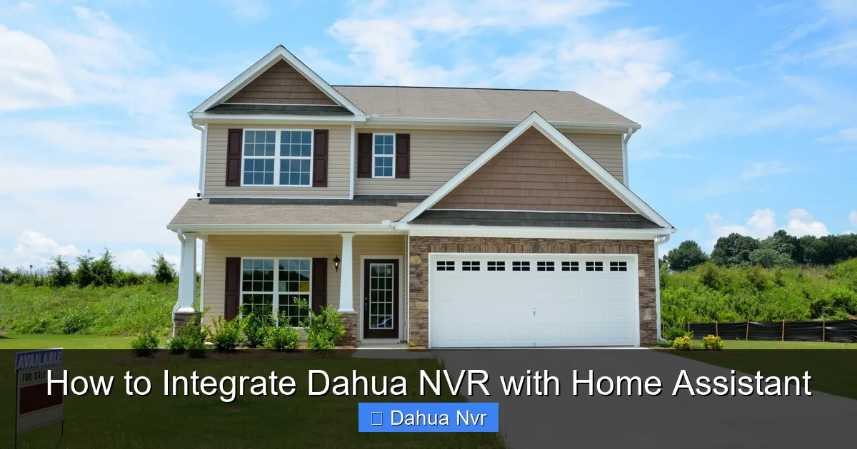 Featured image for How to Integrate Dahua NVR with Home Assistant