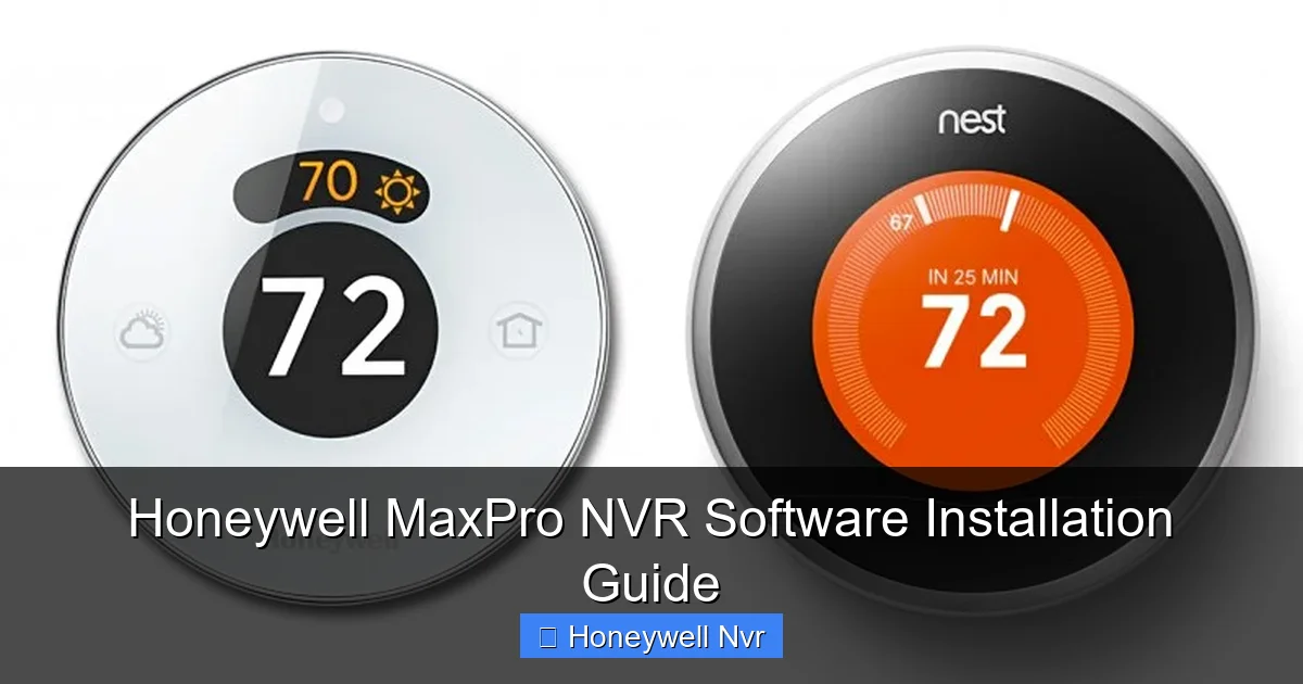 Featured image for Honeywell MaxPro NVR Software Installation Guide