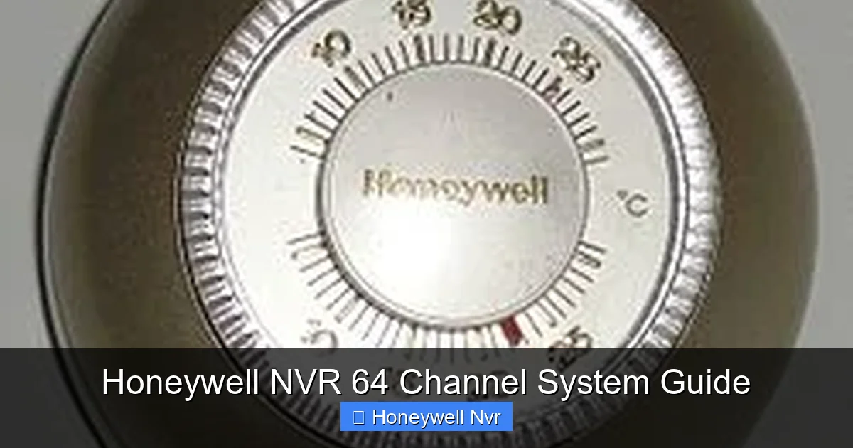 Featured image for Honeywell NVR 64 Channel System Guide