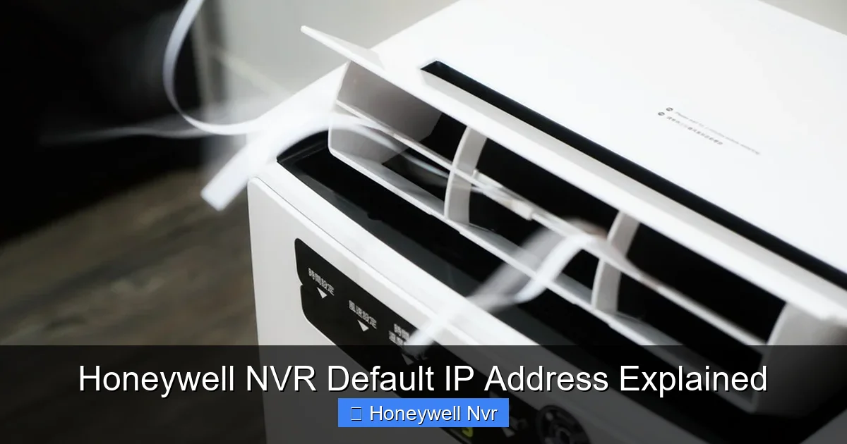 Featured image for Honeywell NVR Default IP Address Explained