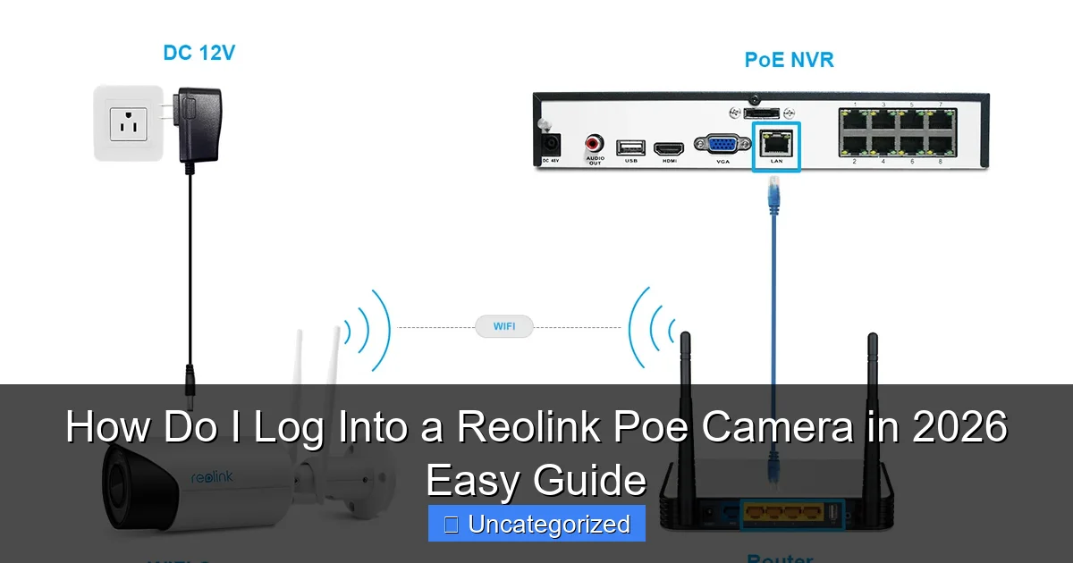 How Do I Log Into a Reolink Poe Camera in 2026 Easy Guide