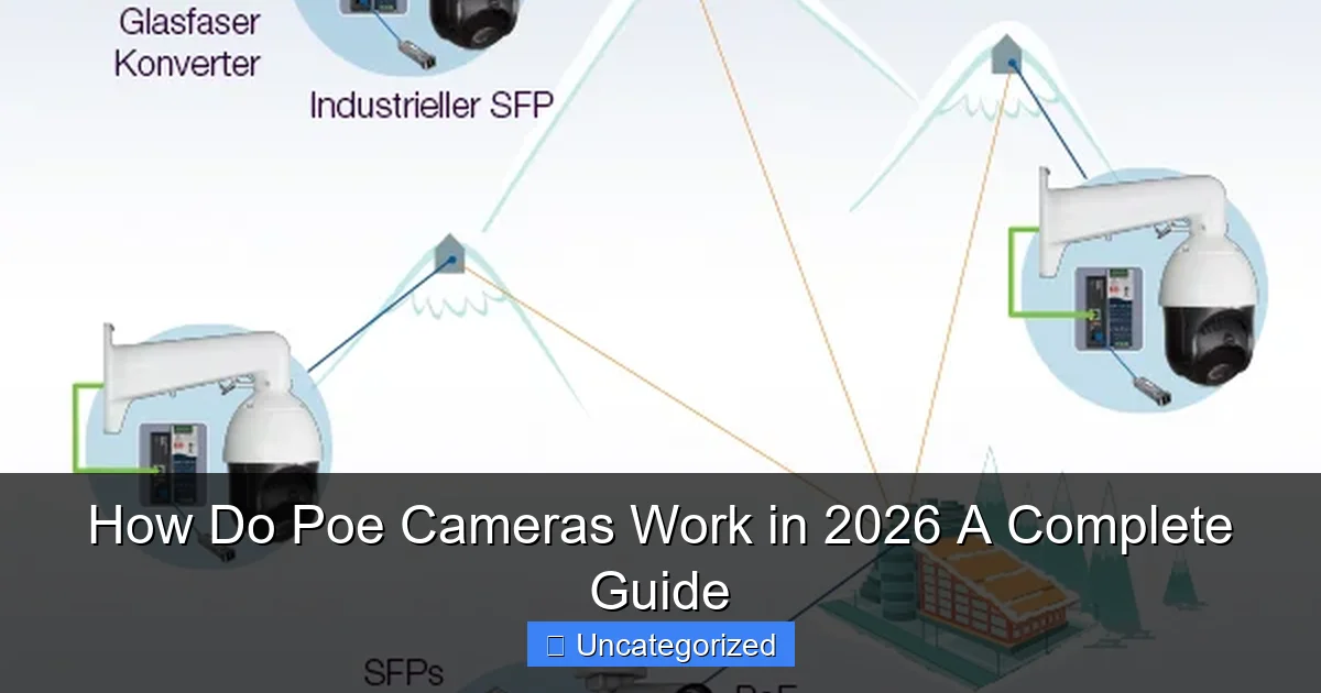 How Do Poe Cameras Work in 2026 A Complete Guide