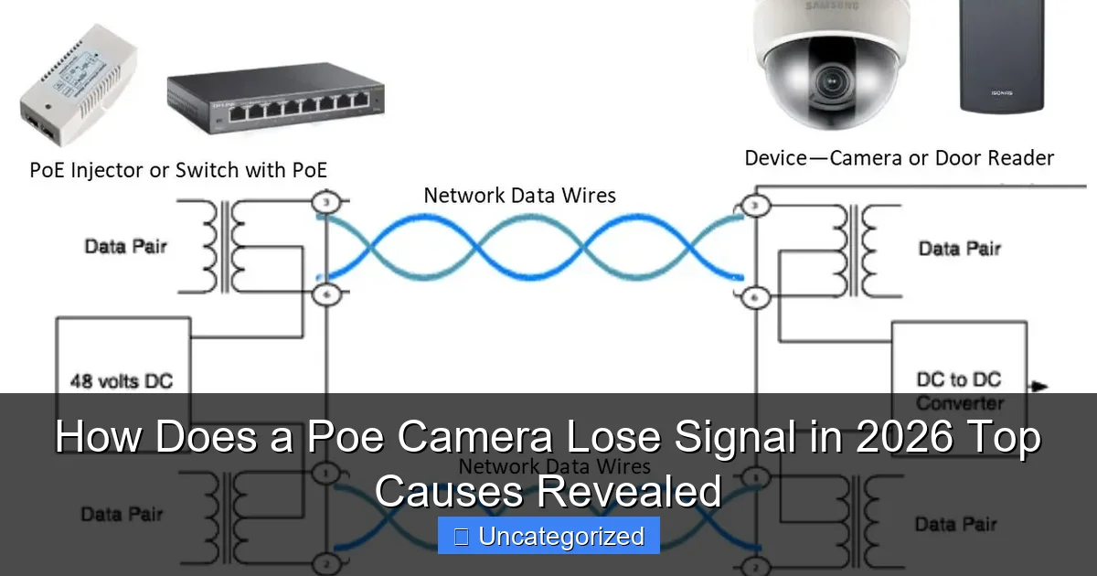 How Does a Poe Camera Lose Signal in 2026 Top Causes Revealed