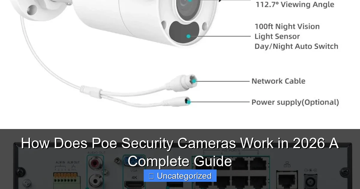 How Does Poe Security Cameras Work in 2026 A Complete Guide