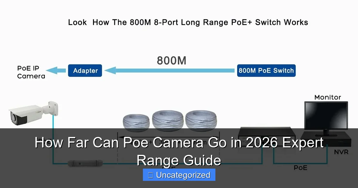 How Far Can Poe Camera Go in 2026 Expert Range Guide