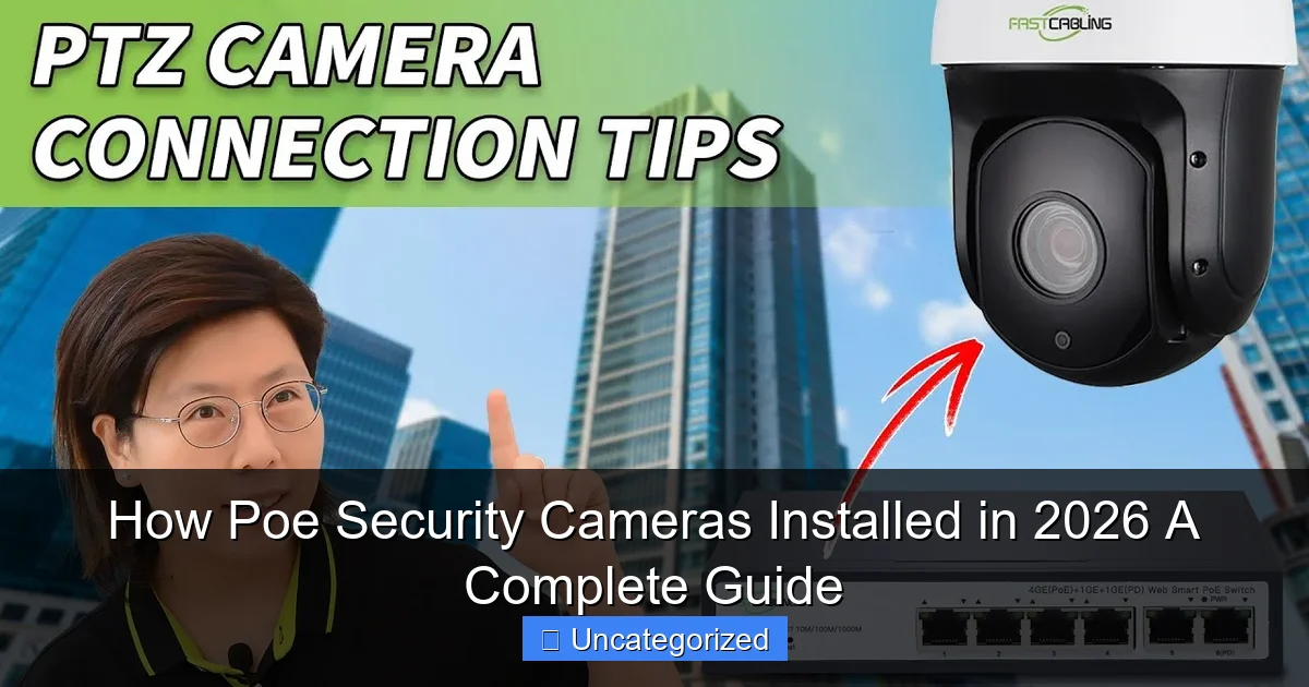 How Poe Security Cameras Installed in 2026 A Complete Guide