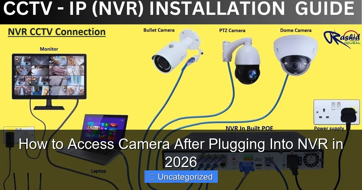 How to Access Camera After Plugging Into NVR in 2026