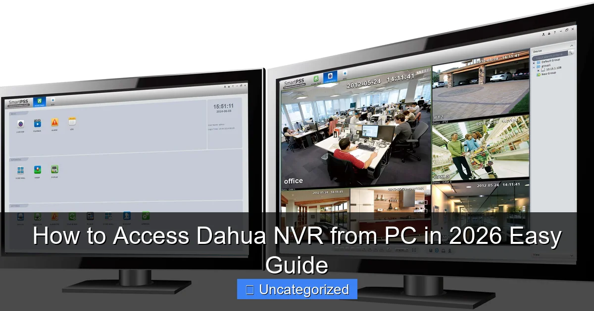 How to Access Dahua NVR from PC in 2026 Easy Guide