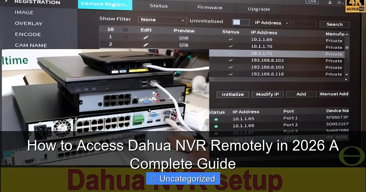 How to Access Dahua NVR Remotely in 2026 A Complete Guide