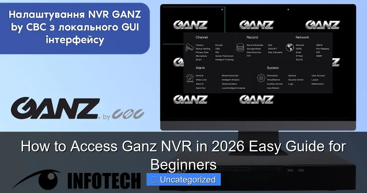 How to Access Ganz NVR in 2026 Easy Guide for Beginners