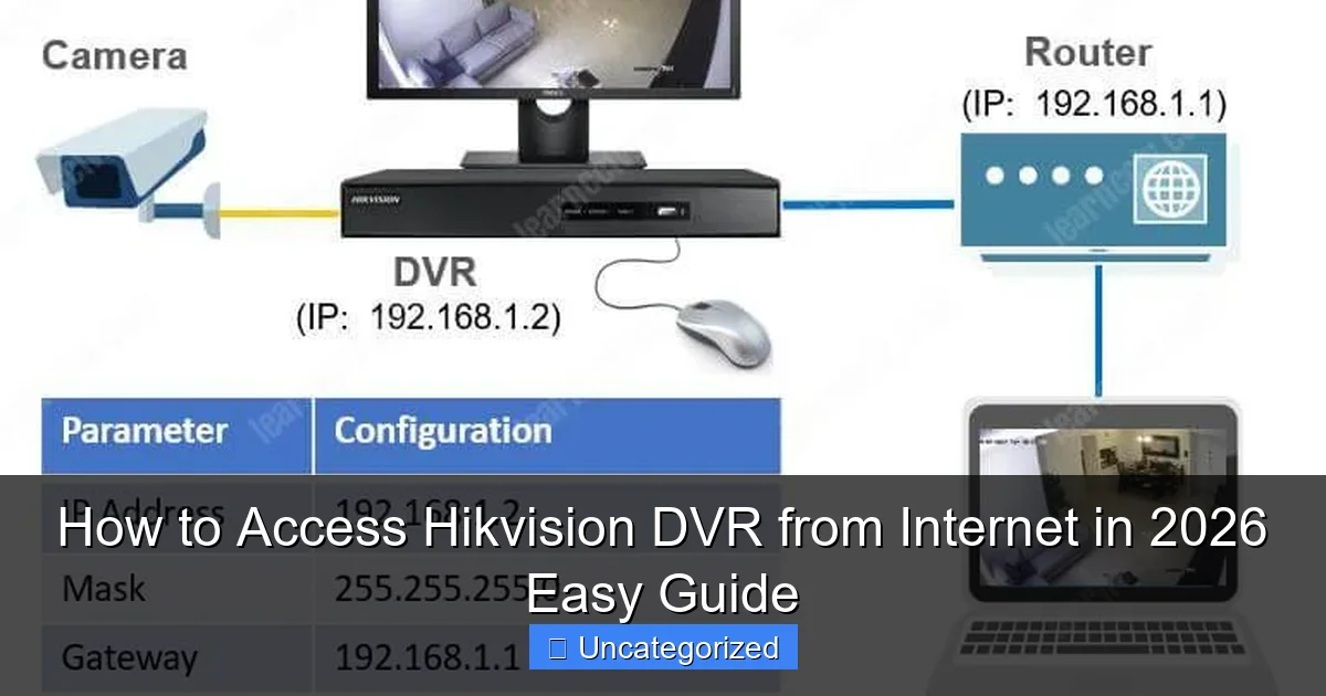 How to Access Hikvision DVR from Internet in 2026 Easy Guide