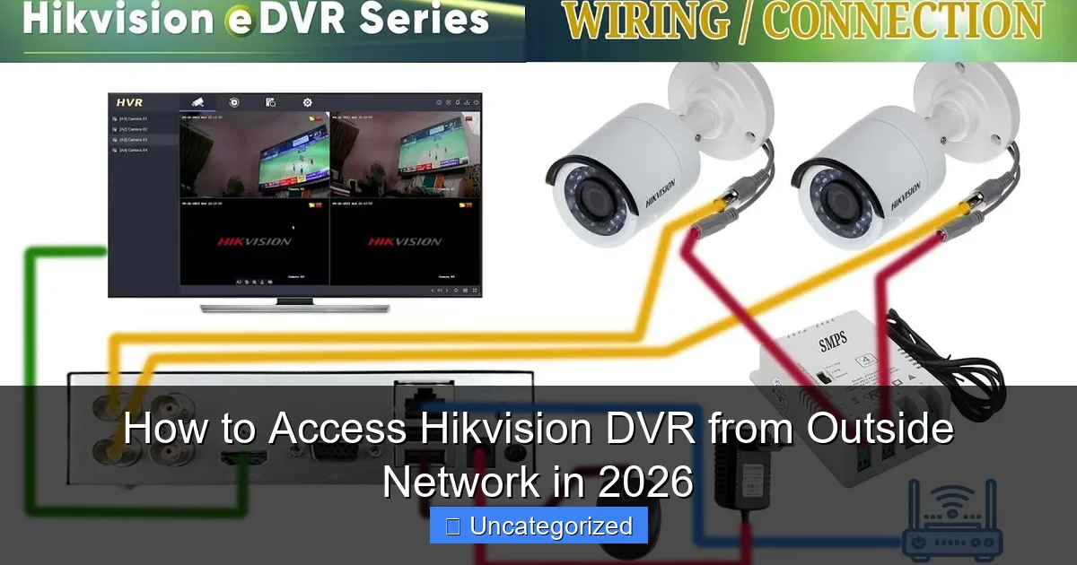 How to Access Hikvision DVR from Outside Network in 2026