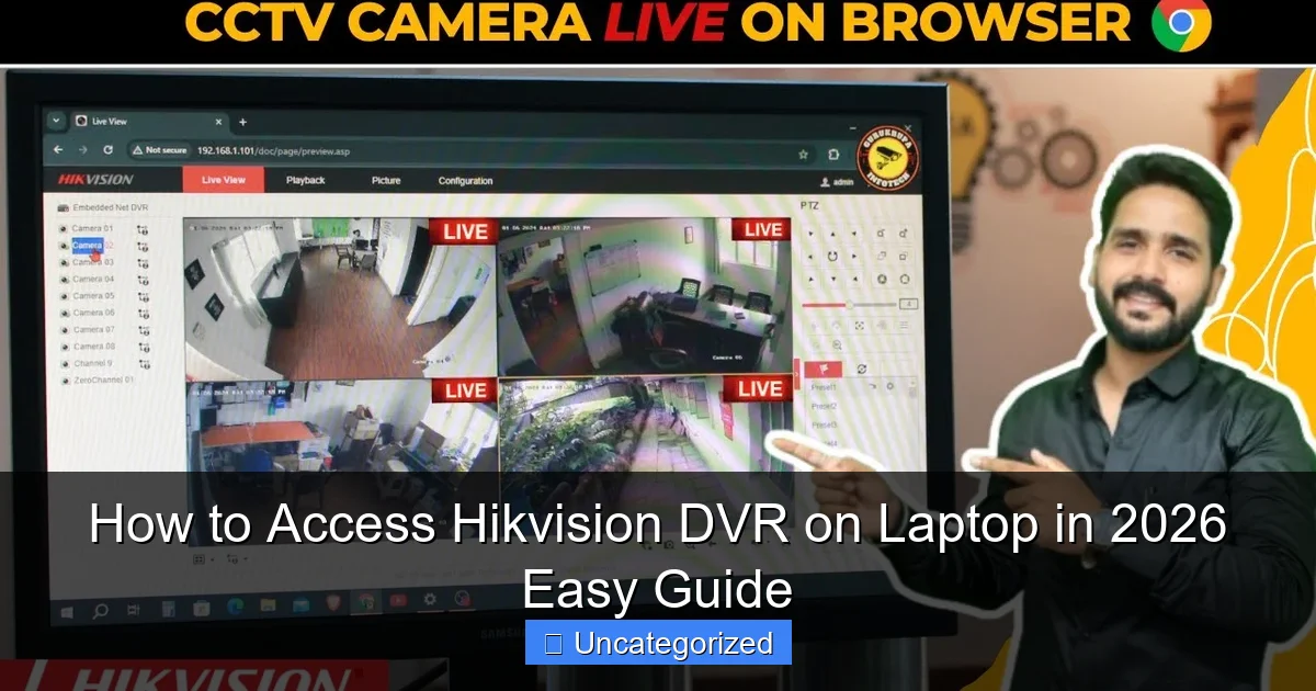 How to Access Hikvision DVR on Laptop in 2026 Easy Guide