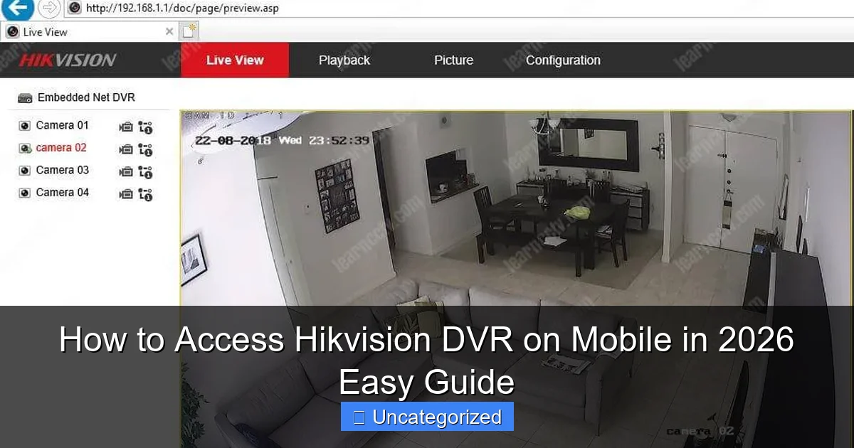 How to Access Hikvision DVR on Mobile in 2026 Easy Guide