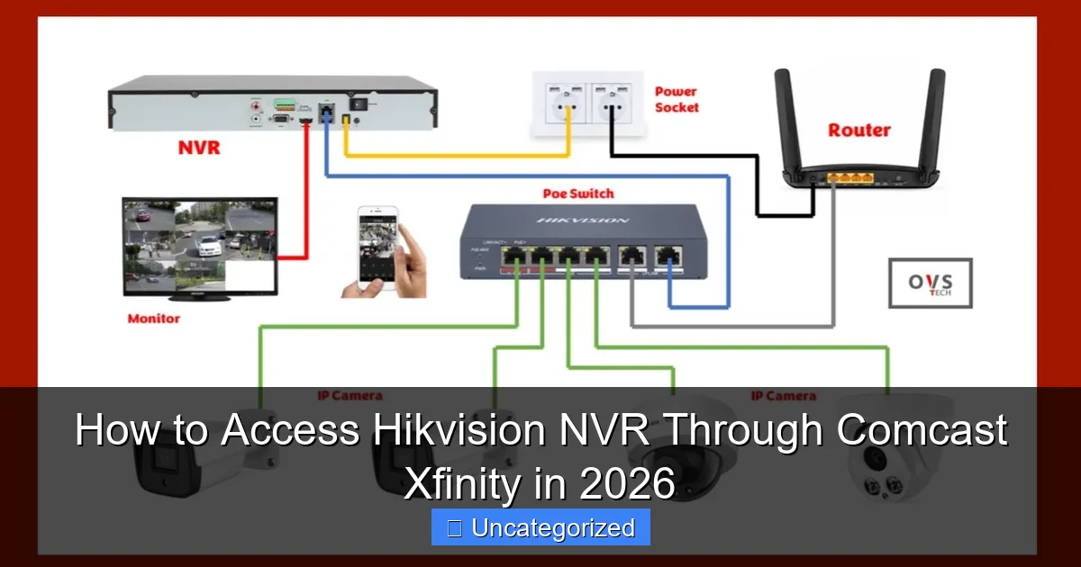 How to Access Hikvision NVR Through Comcast Xfinity in 2026