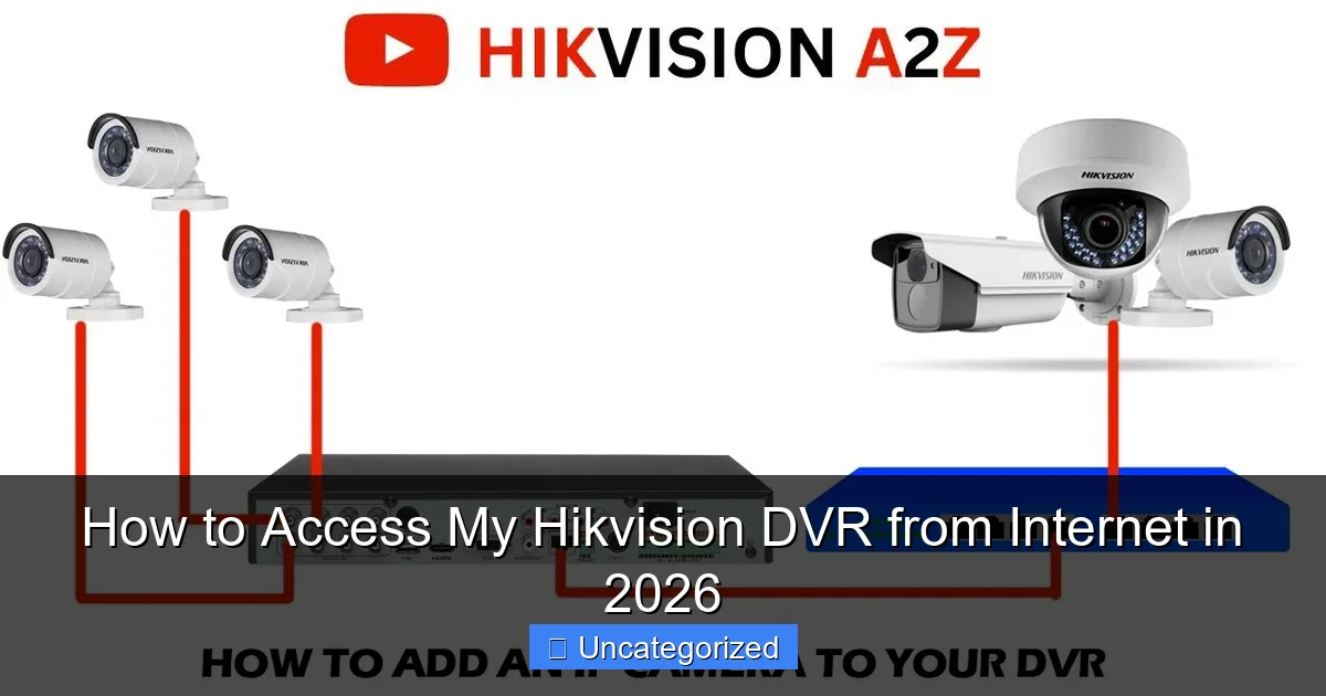 How to Access My Hikvision DVR from Internet in 2026