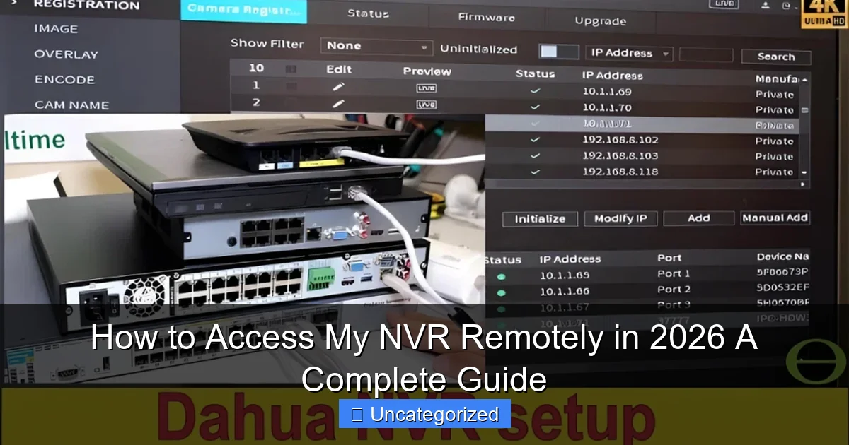 How to Access My NVR Remotely in 2026 A Complete Guide