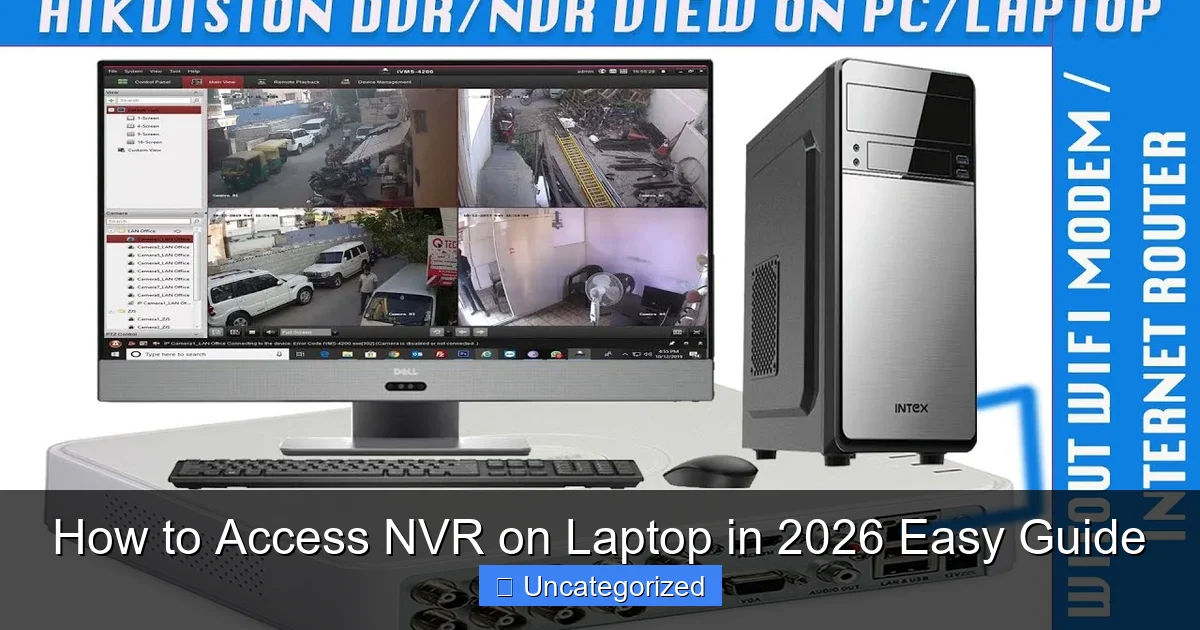 How to Access NVR on Laptop in 2026 Easy Guide