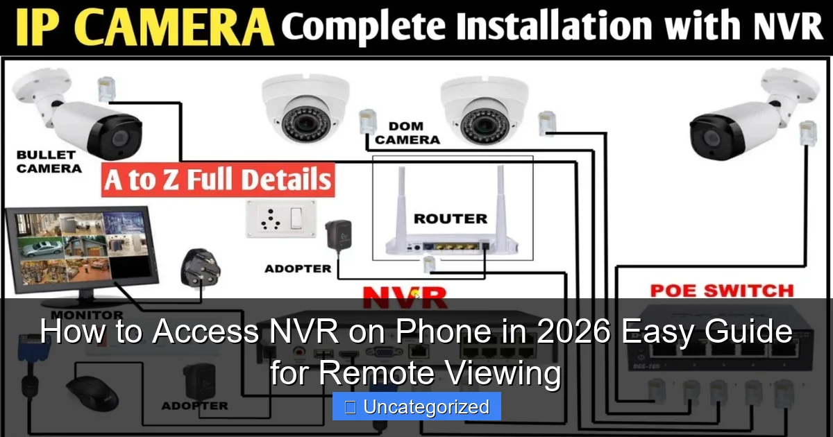 How to Access NVR on Phone in 2026 Easy Guide for Remote Viewing