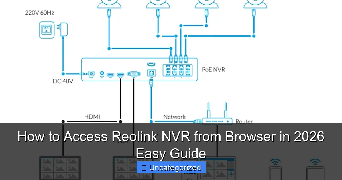 How to Access Reolink NVR from Browser in 2026 Easy Guide
