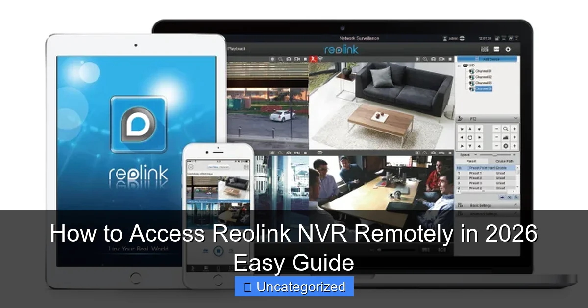 How to Access Reolink NVR Remotely in 2026 Easy Guide