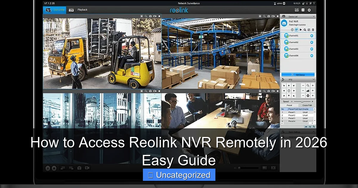 How to Access Reolink NVR Remotely in 2026 Easy Guide