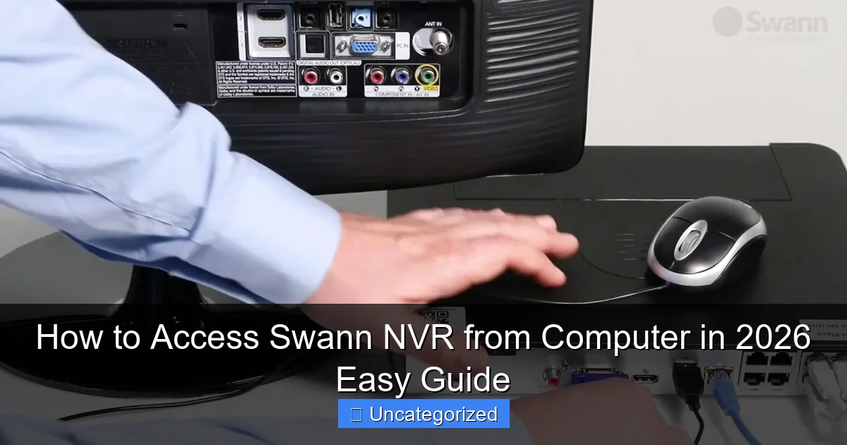 How to Access Swann NVR from Computer in 2026 Easy Guide
