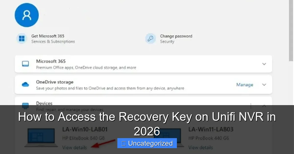 How to Access the Recovery Key on Unifi NVR in 2026