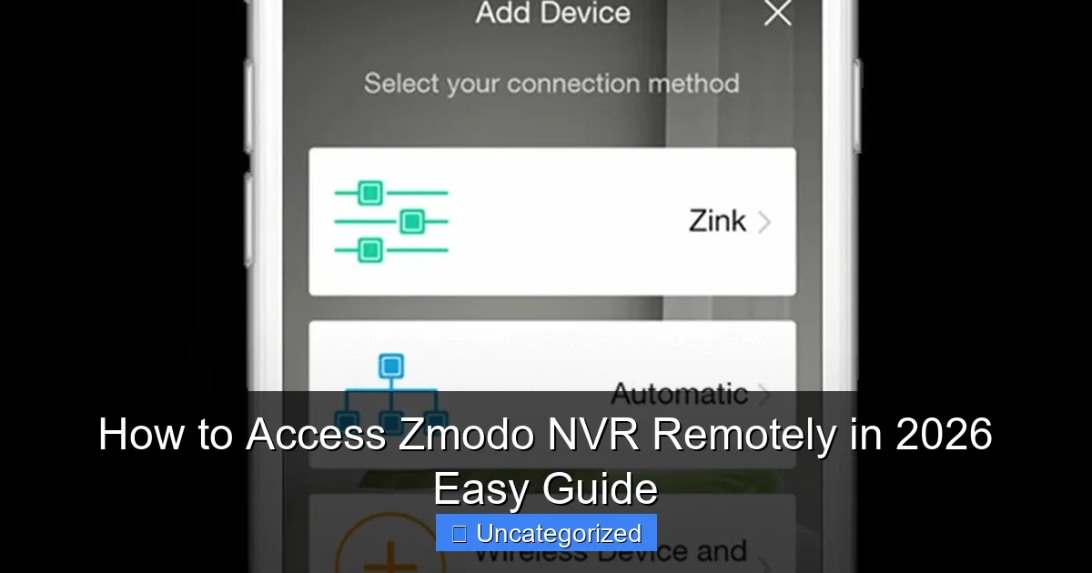 How to Access Zmodo NVR Remotely in 2026 Easy Guide
