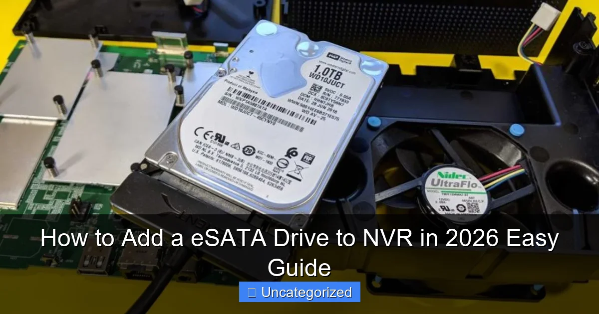 How to Add a eSATA Drive to NVR in 2026 Easy Guide