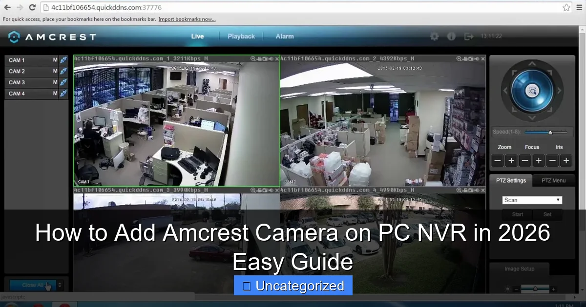 How to Add Amcrest Camera on PC NVR in 2026 Easy Guide