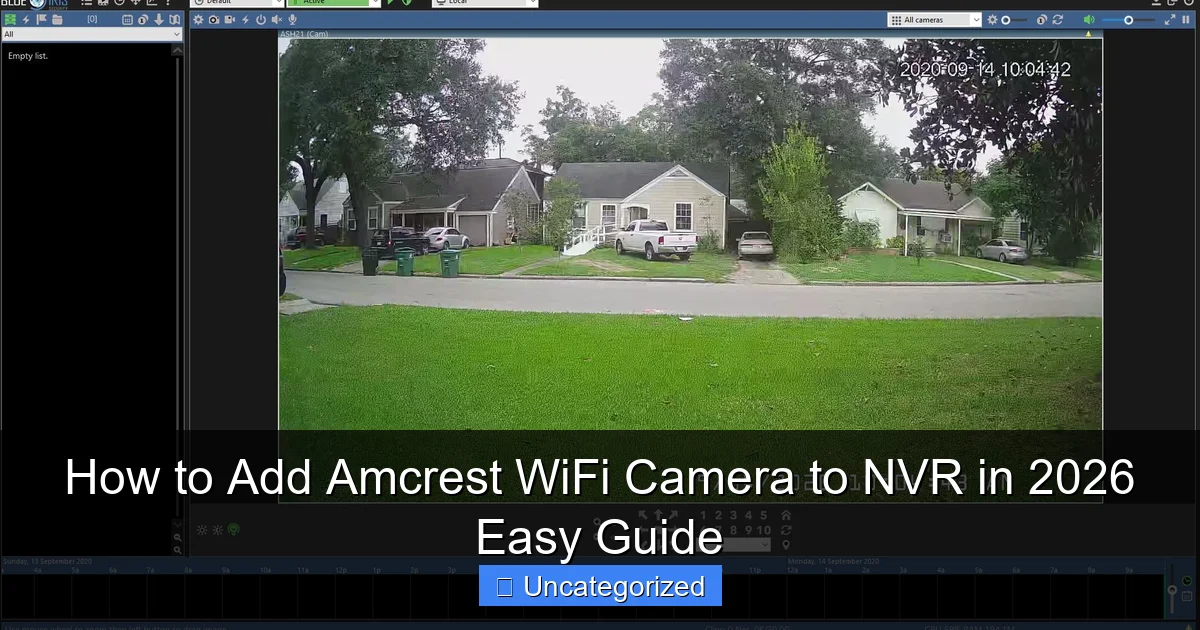 How to Add Amcrest WiFi Camera to NVR in 2026 Easy Guide