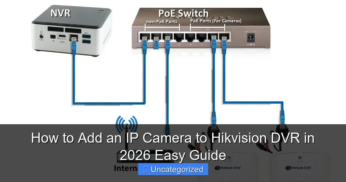 How to Add an IP Camera to Hikvision DVR in 2026 Easy Guide