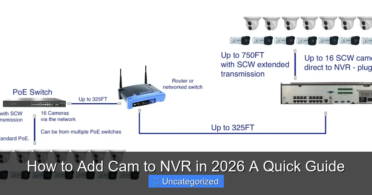 How to Add Cam to NVR in 2026 A Quick Guide