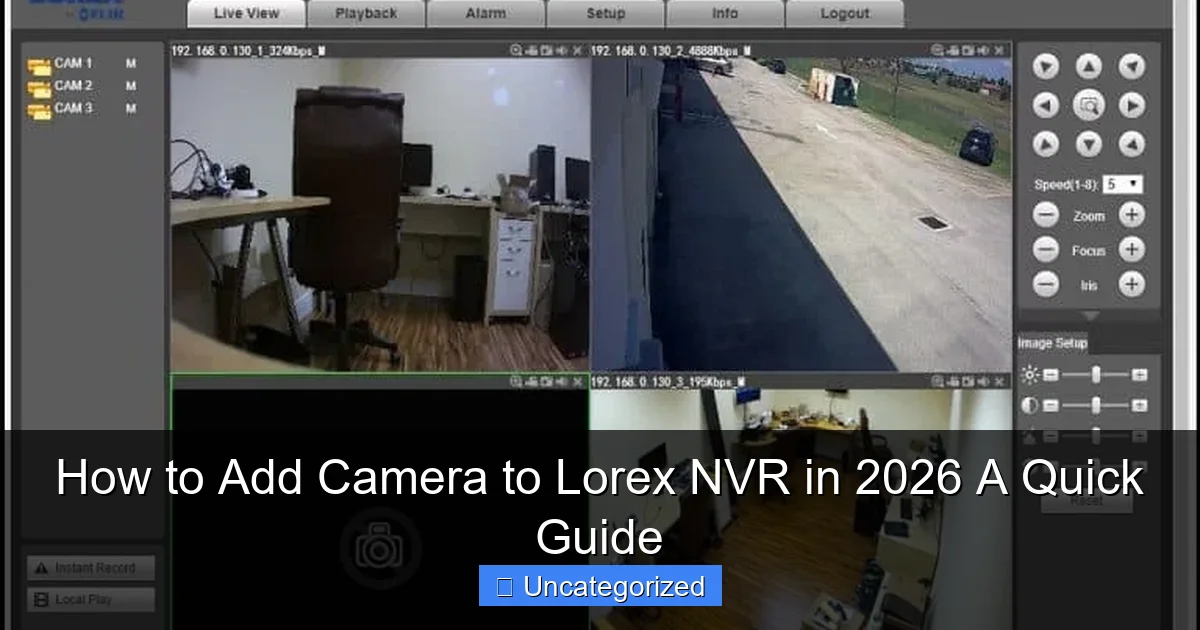 How to Add Camera to Lorex NVR in 2026 A Quick Guide