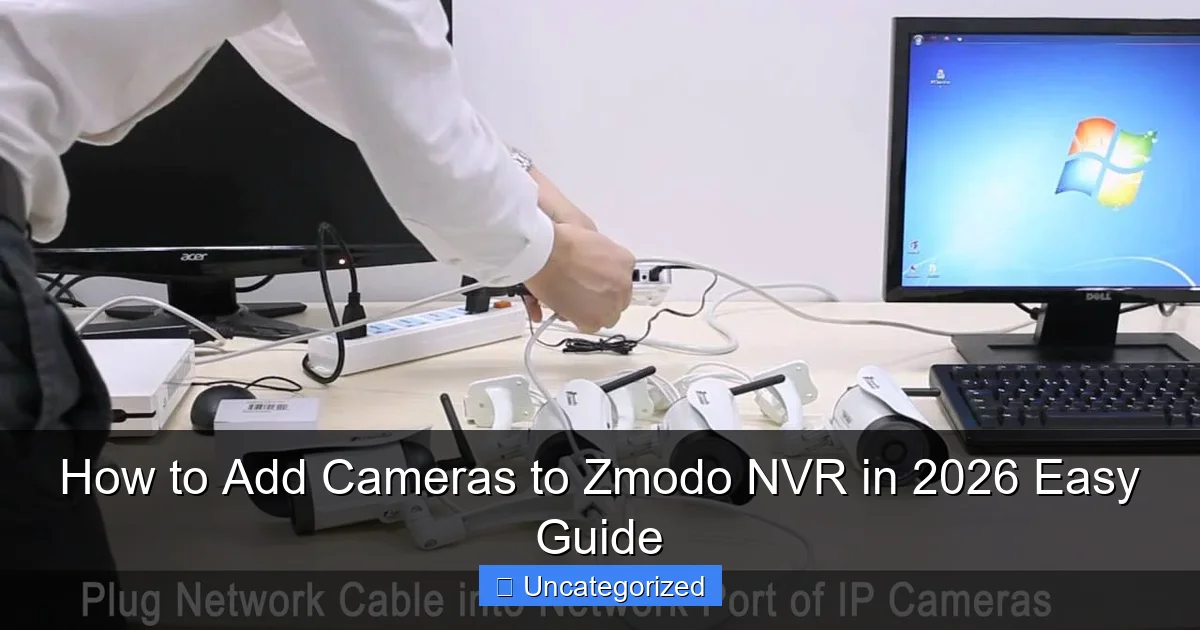 How to Add Cameras to Zmodo NVR in 2026 Easy Guide
