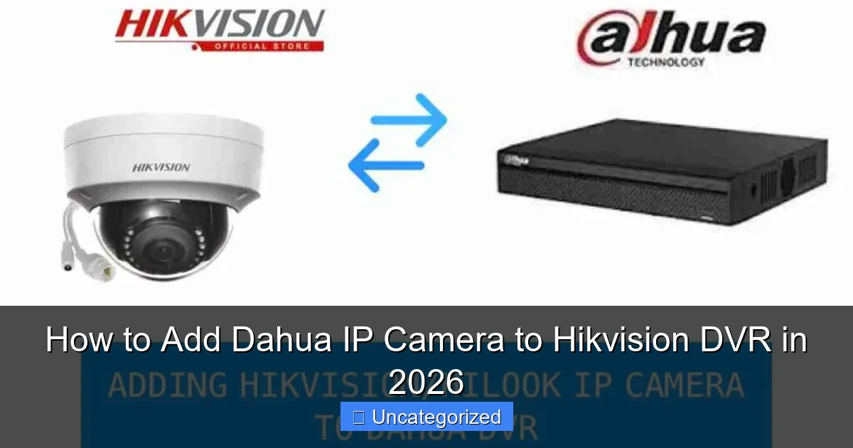 How to Add Dahua IP Camera to Hikvision DVR in 2026