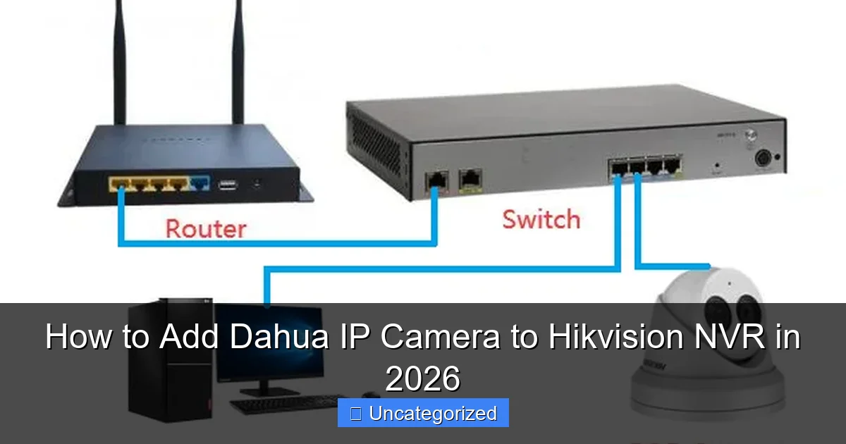 How to Add Dahua IP Camera to Hikvision NVR in 2026